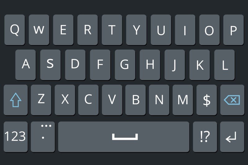 smartphone-keyboard-mobile-phone-keypad-vector-mockup
