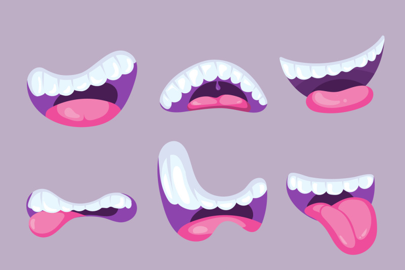 cartoon-mouths-expressions-vector-set