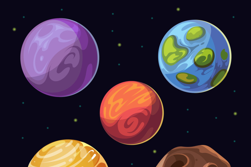 cartoon-alien-planets-moons-asteroid-on-space-background