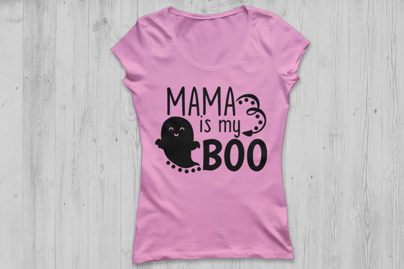 Mama Is My Boo Svg Halloween Svg Boo Svg Ghost Svg Fall Svg By Cosmosfineart Thehungryjpeg Com