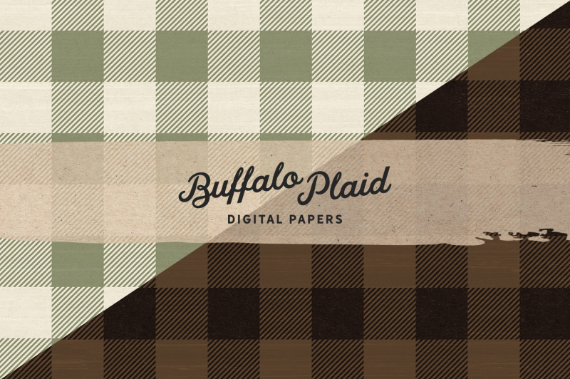 autumn-buffalo-check-plaid-digital-papers