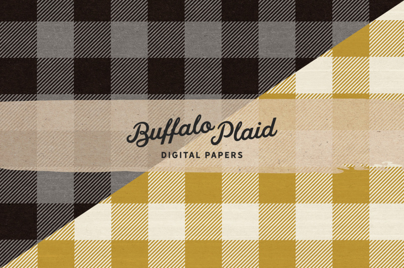 autumn-buffalo-check-plaid-digital-papers
