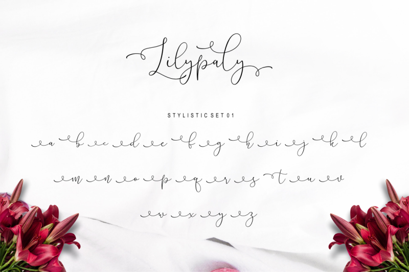 lilypaly-typeface
