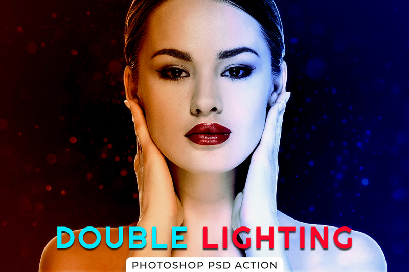 double-lighting-photoshop-psd-action