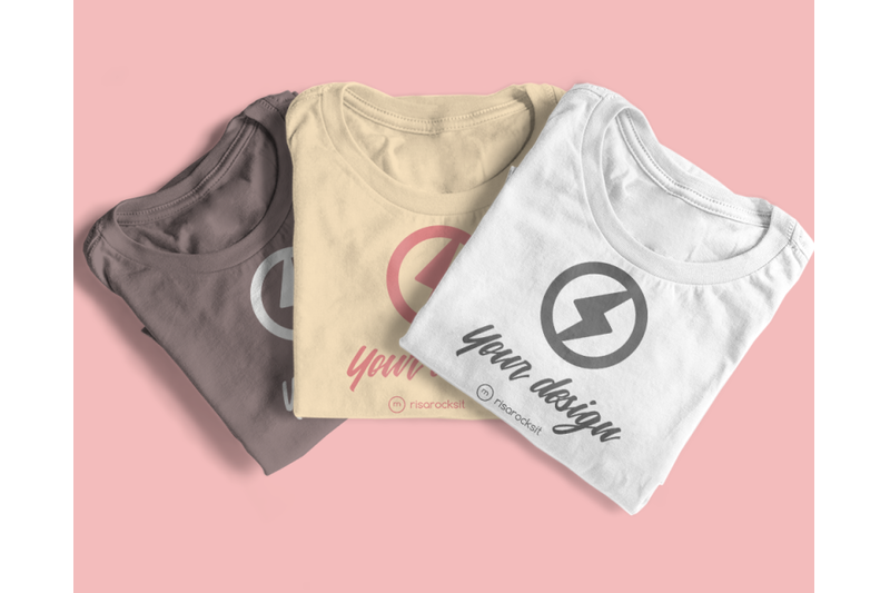 three-folded-tees-photoshop-mock-up