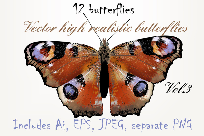 set-of-vector-butterflies-vol-3