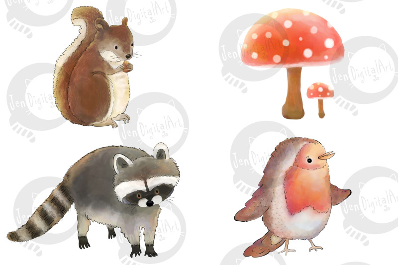 magical-woodland-11-illustrations-animals-and-elements
