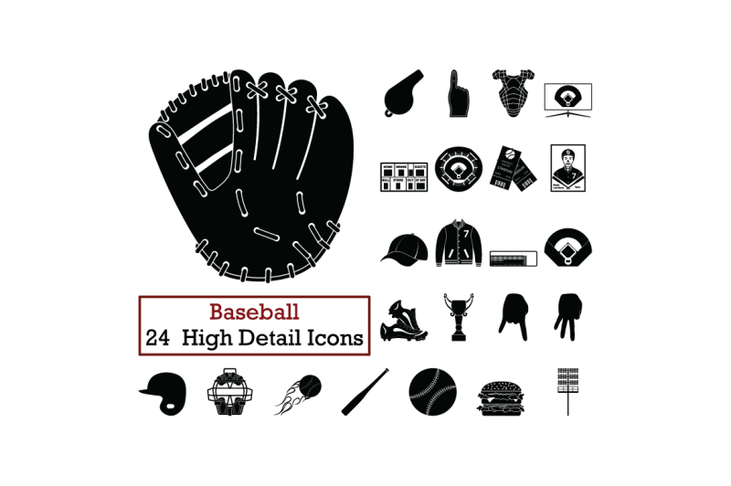 set-of-24-baseball-icons