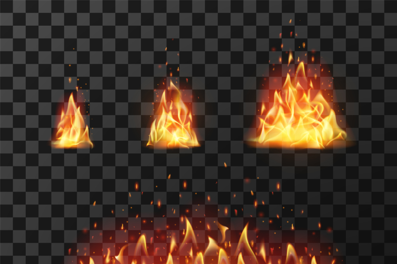 burning-fire-flames-or-hot-flaming-blaze-fireball-blazing-fires-isola