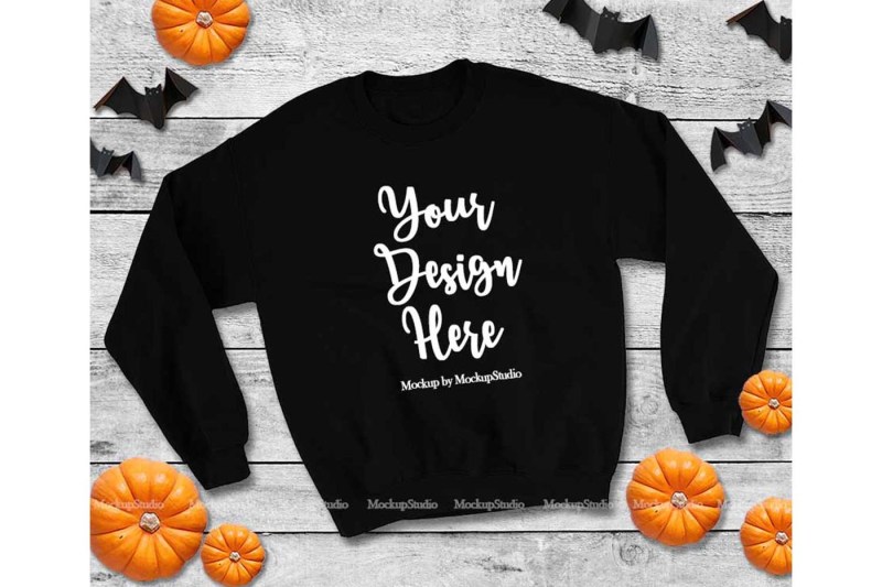 halloween-black-sweatshirt-mock-up-fall-gildan-heavy-blend