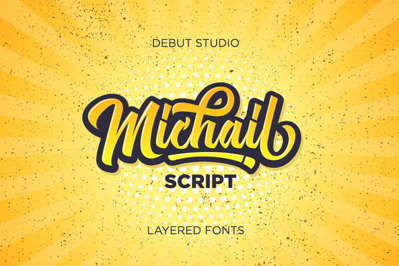 michail-script-layered-fonts