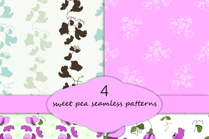 sweet-pea-seamless-patterns-set-of-4-plus-bonus