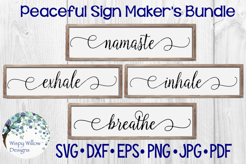 peaceful-sign-maker-s-bundle-namaste-breathe-inhale-exhale
