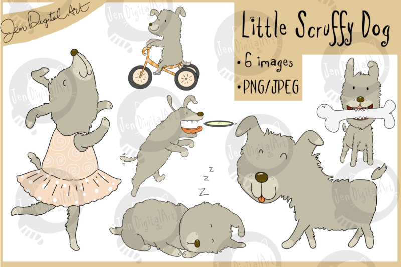 little-scruffy-dog-6-cute-dog-clip-art-illustrations