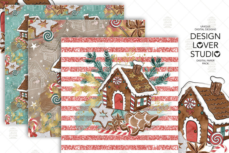 gingerbread-house-digital-paper-pack