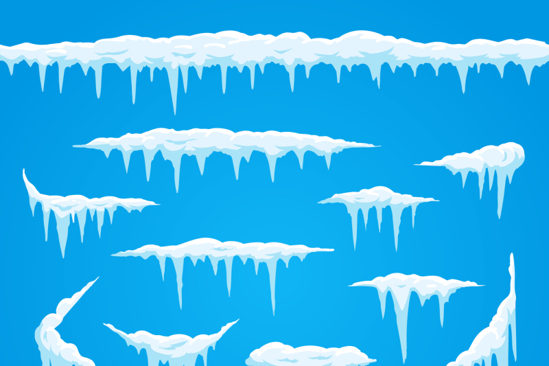 cartoon-icicles-ice-cap-winter-frosted-snow-frame-for-snowfall-sign