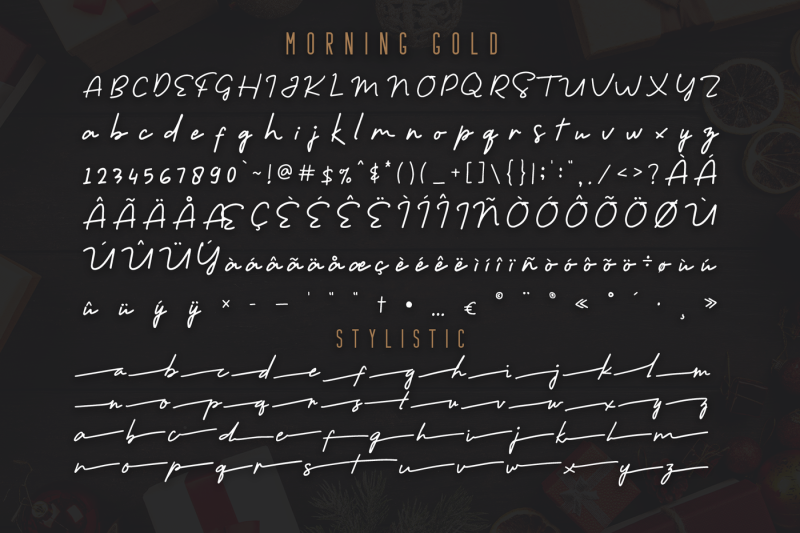 morning-gold-handwritten-font