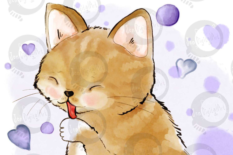 cute-cat-licking-her-paw-jpeg-illustration