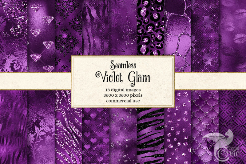 violet-glam-digital-paper