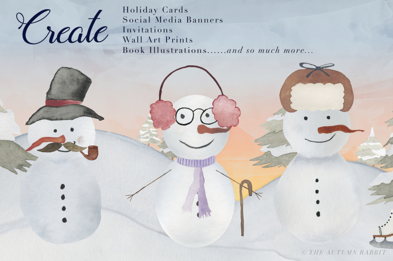 snowman-scene-creator-and-clipart