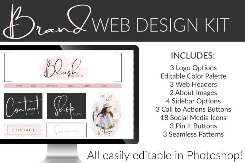 blush-brand-web-design-kit