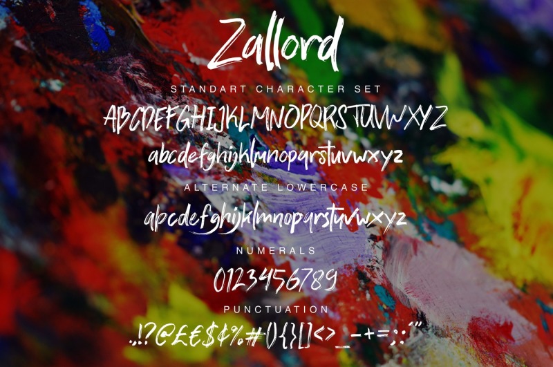 zallord-brush-font