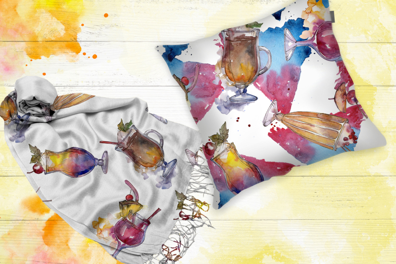 beverages-collection-png-watercolor-set