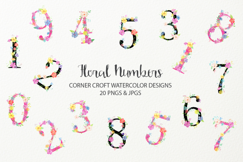 watercolor-floral-number-clipart