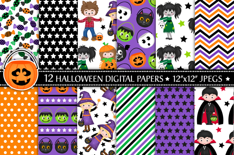 halloween-digital-papers-halloween-papers-halloween-patterns