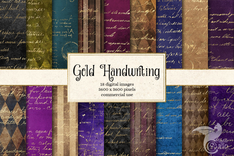 gold-handwriting-digital-paper