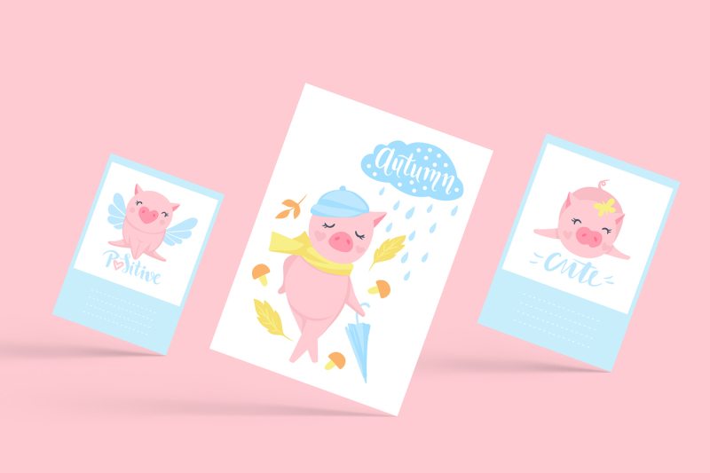 cute-vector-pigs