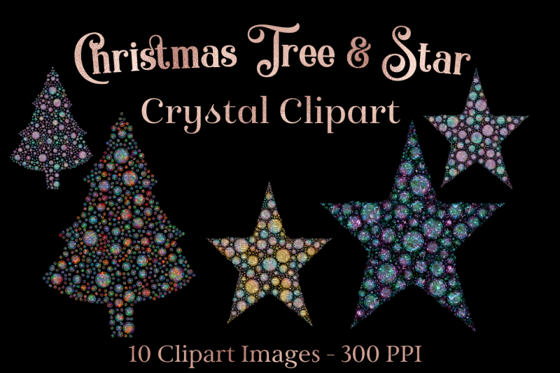christmas-tree-and-star-crystal-clipart