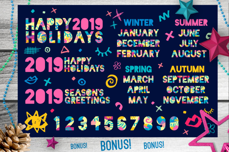 2019-new-year-christmas-blue-bundle