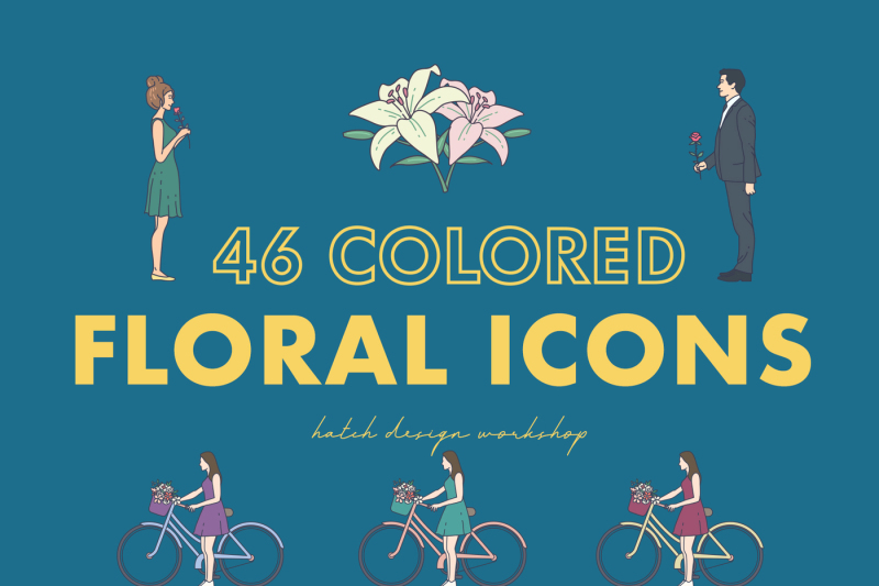 46-colored-floral-icons-flower