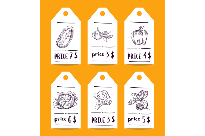 vector-price-tag-set-with-doodle-sketched-fruits-and-vegetables