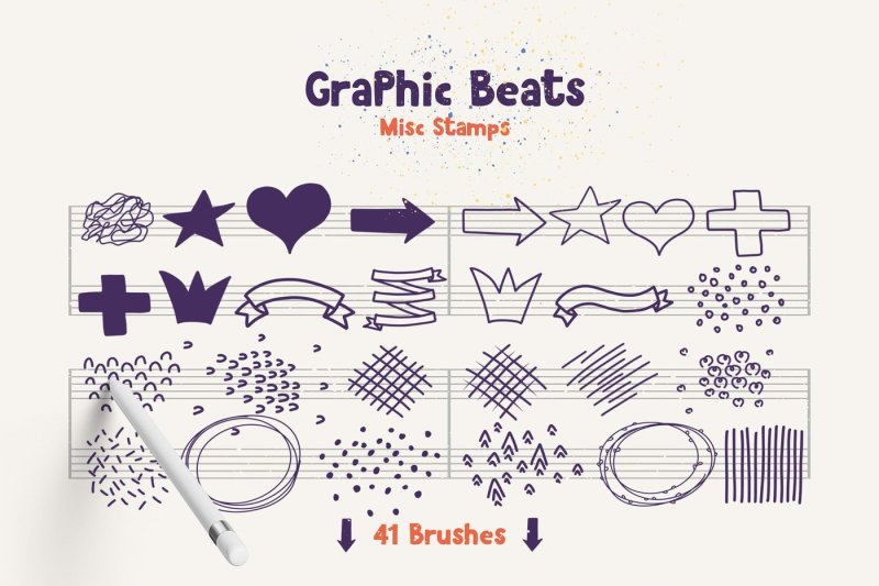 graphic-beats-brushes-for-procreate