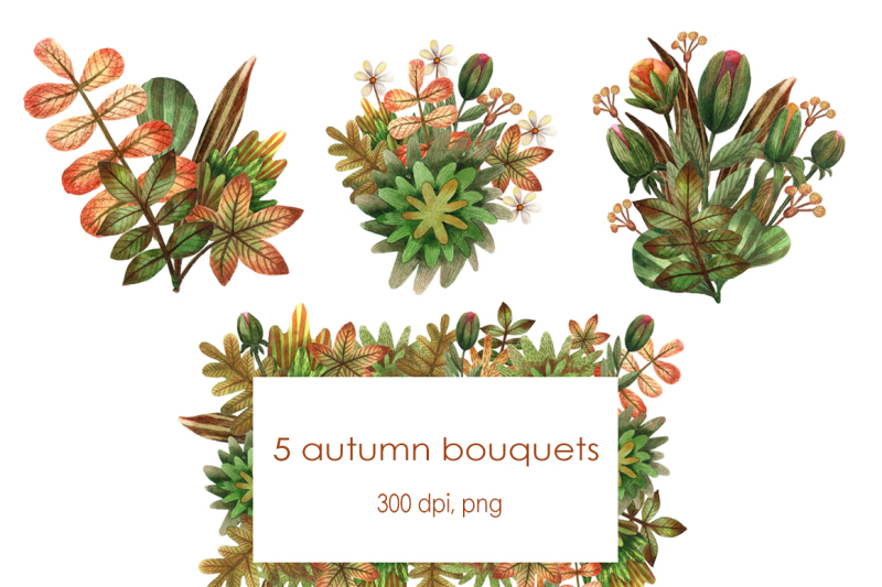 autumn-forest-watercolor-clip-art-set