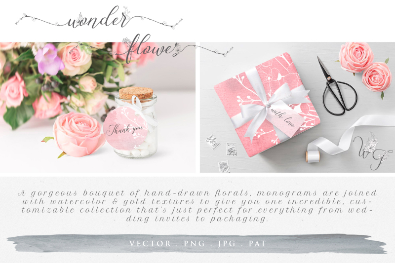 flowered-monograms-amp-logo-collection