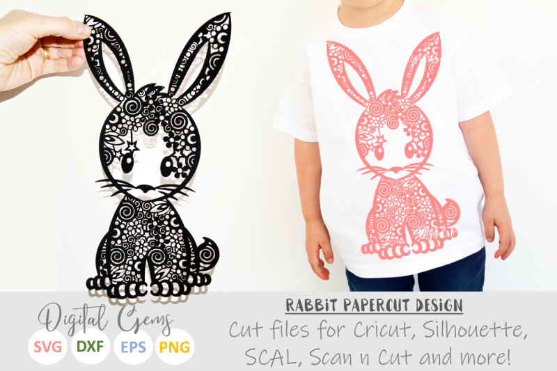 rabbit-paper-cut-svg-dxf-eps-files