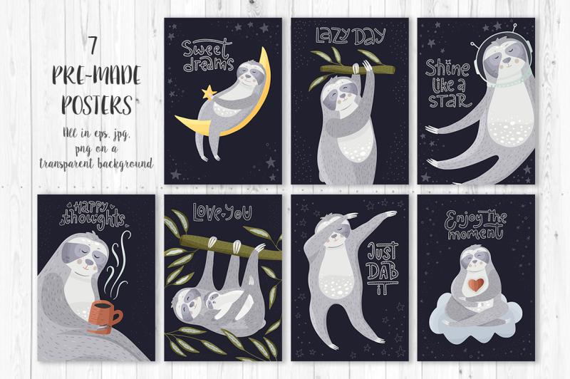 sloth-adventures-big-graphic-set