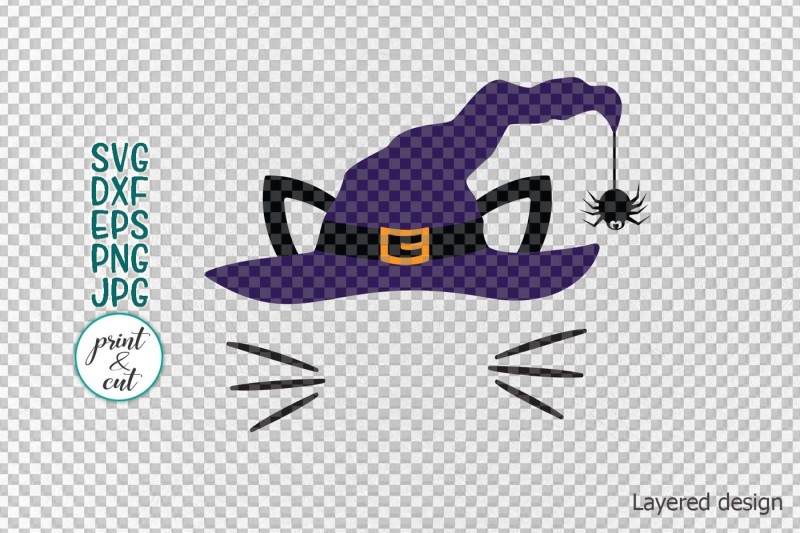 halloween-cat-svg-cat-monogram-svg-circle-monogram-svg-file-spider