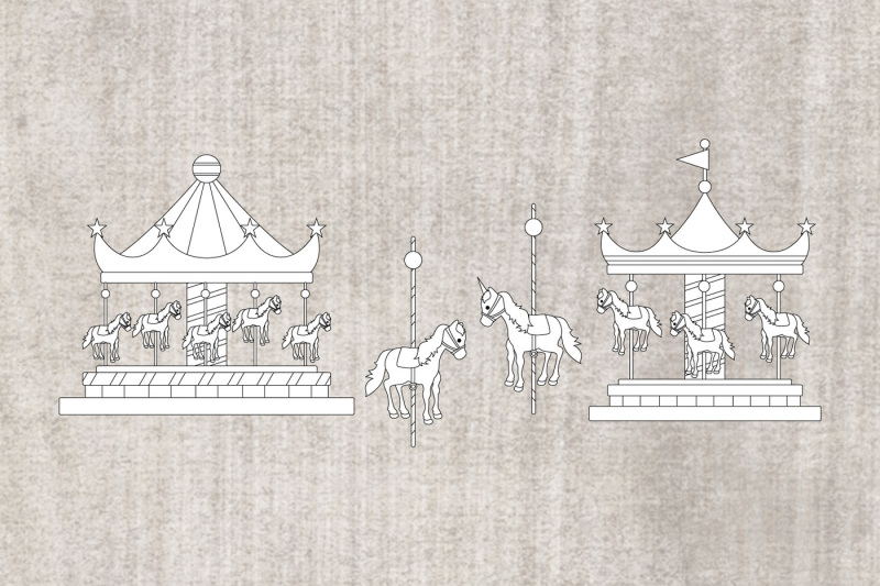 carousel-merry-go-round-clipart