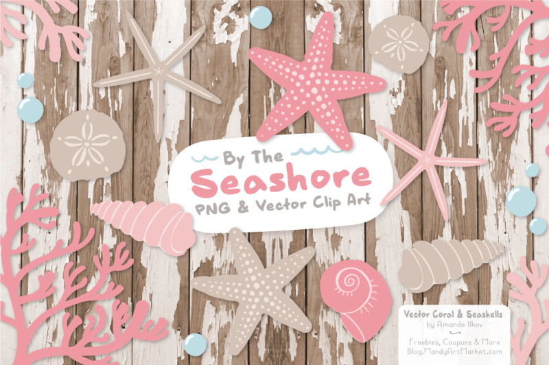 seashore-shells-and-coral-clipart-in-soft-pink