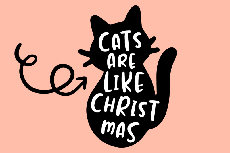 jealous-kitty-christmas-happy-font