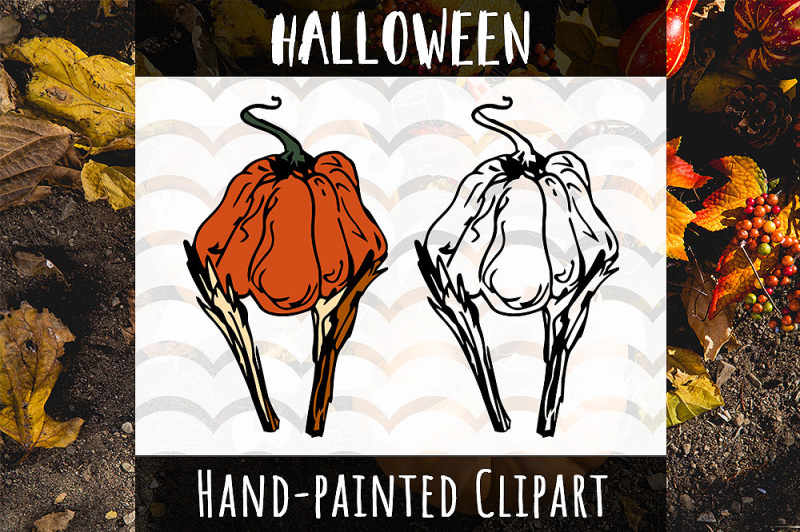 scary-pumpkin-with-hands-halloween-clipart