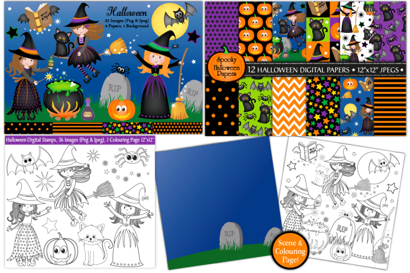 halloween-clipart-set-halloween-graphics-and-illustrations