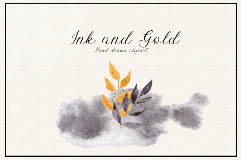 ink-and-gold-hand-drawn-clipart