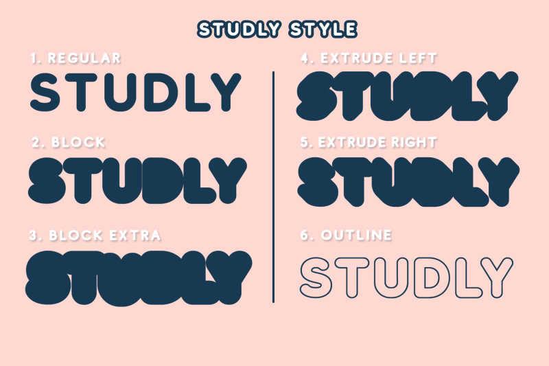 studly-layered-font-family