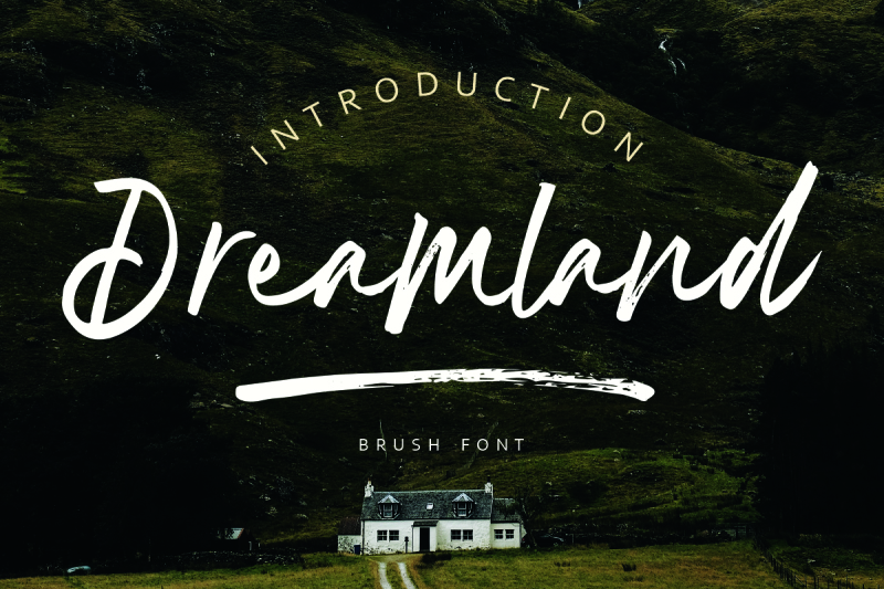 dreamland-brush-font