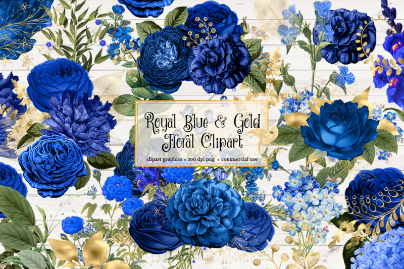 royal-blue-and-gold-floral-clipart